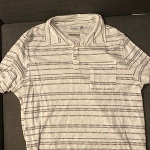 Men’s XL Goodfellow short sleeve polo, white